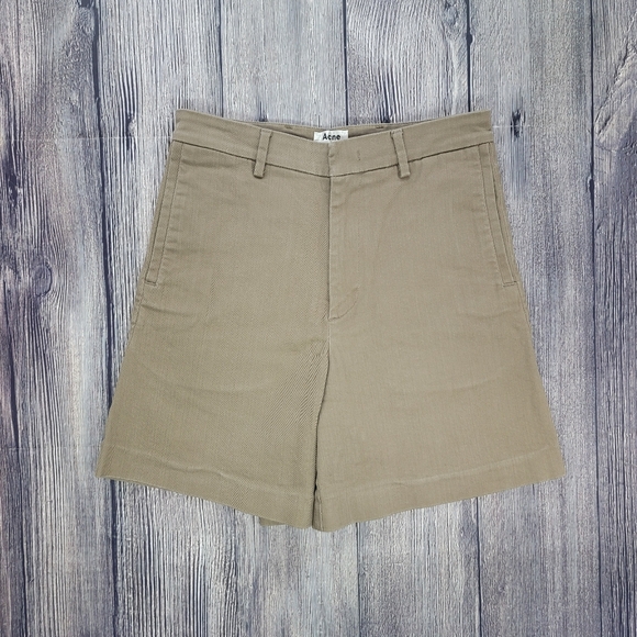 ACNE Studios Tail Twill Shorts,All Products : American Fashion Style Bags On Sale
